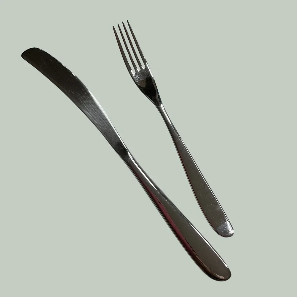 Studio William Olive Hazel Cutlery 2 pcs Dinner Forks Knife Stainless